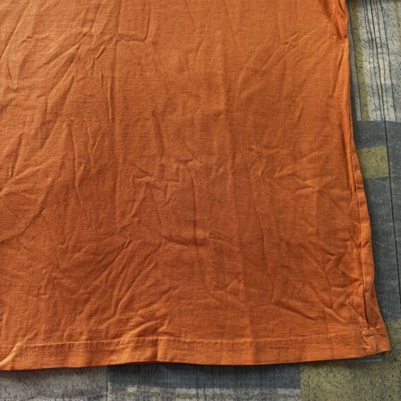 No Bad Days Orange Retro Positive Vibes Island Graphic Short Sleeve Men's Sz S - Picture 7 of 16